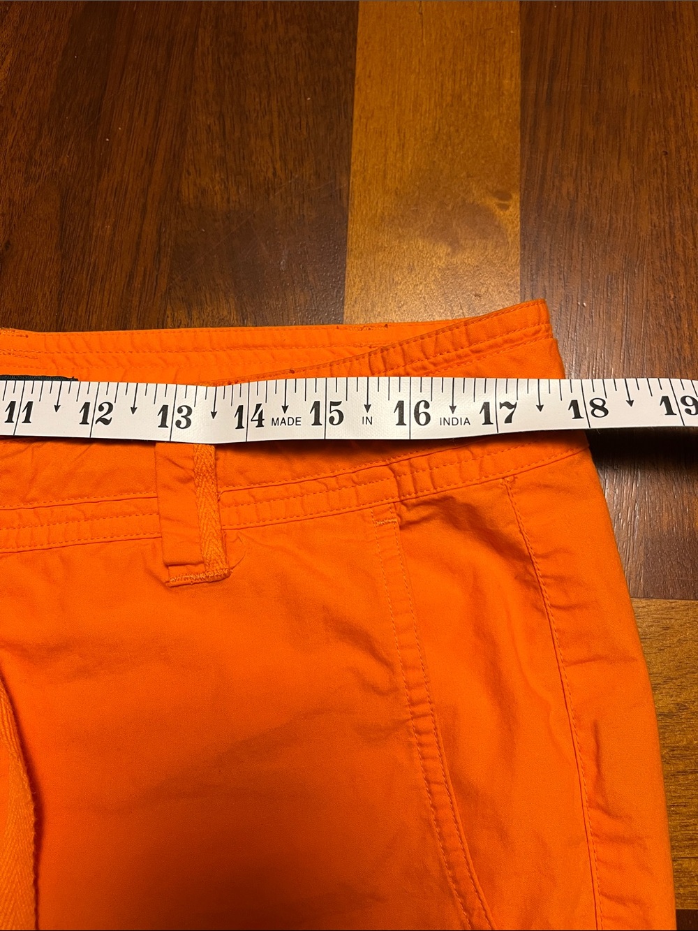 Ralph Lauren  orange woman cargo cotton pants, size 12, nice!! - Picture 13 of 14